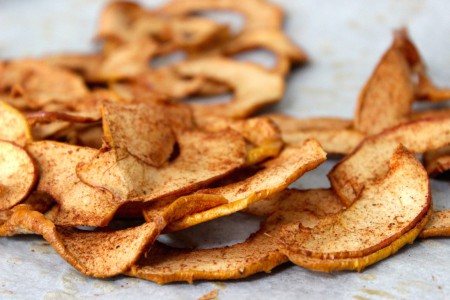 Appelchips met kaneel