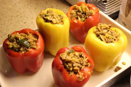 Gevulde paprika