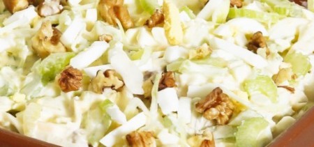 Klassieke waldorfsalade