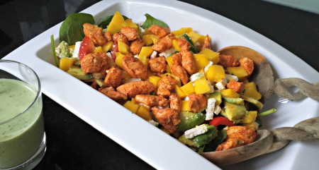 Mango-kip salade