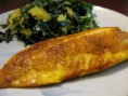 Tilapia met currysaus