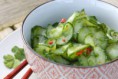 Simpele komkommersalade